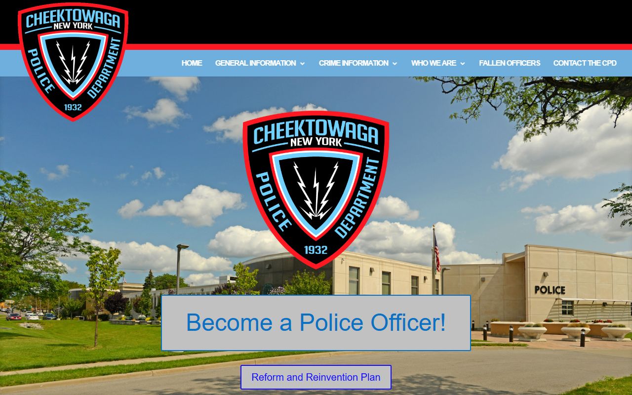 Cheektowaga Police Department booking reports