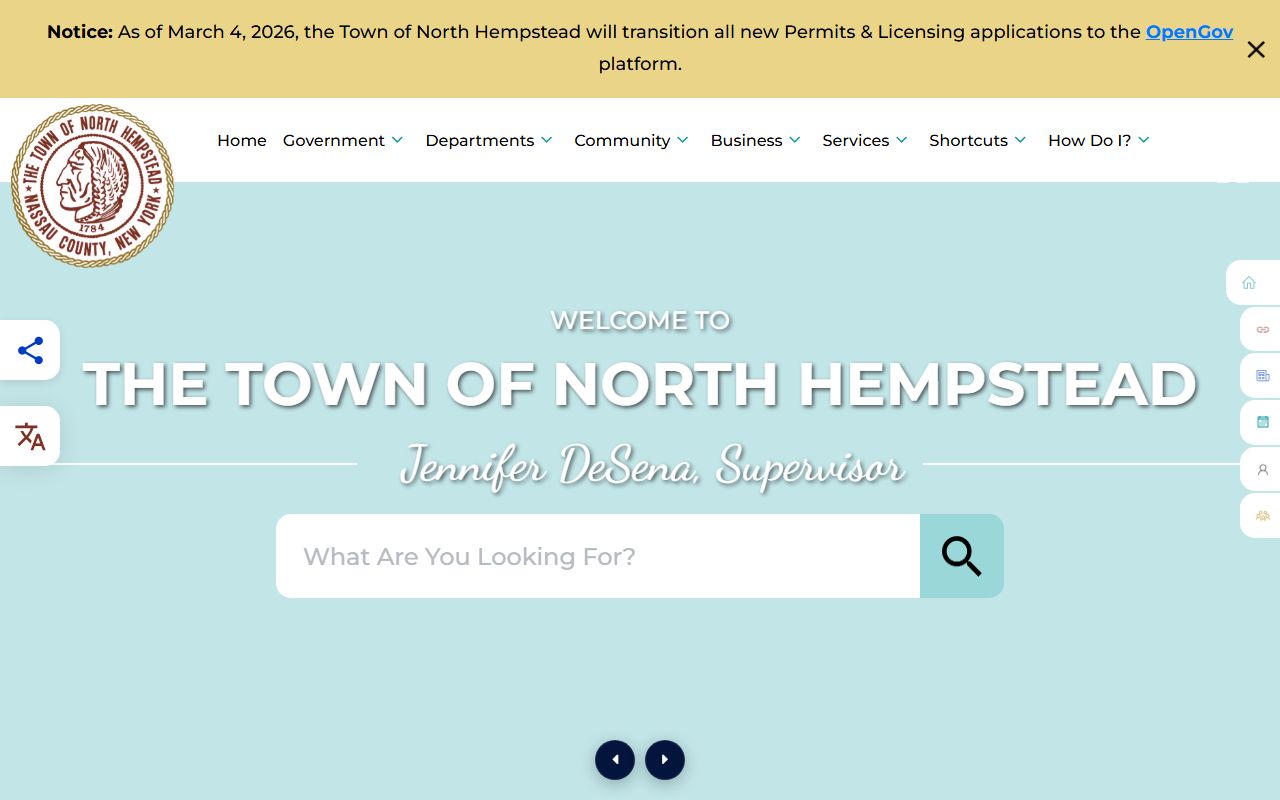 Town of North Hempstead booking reports resources