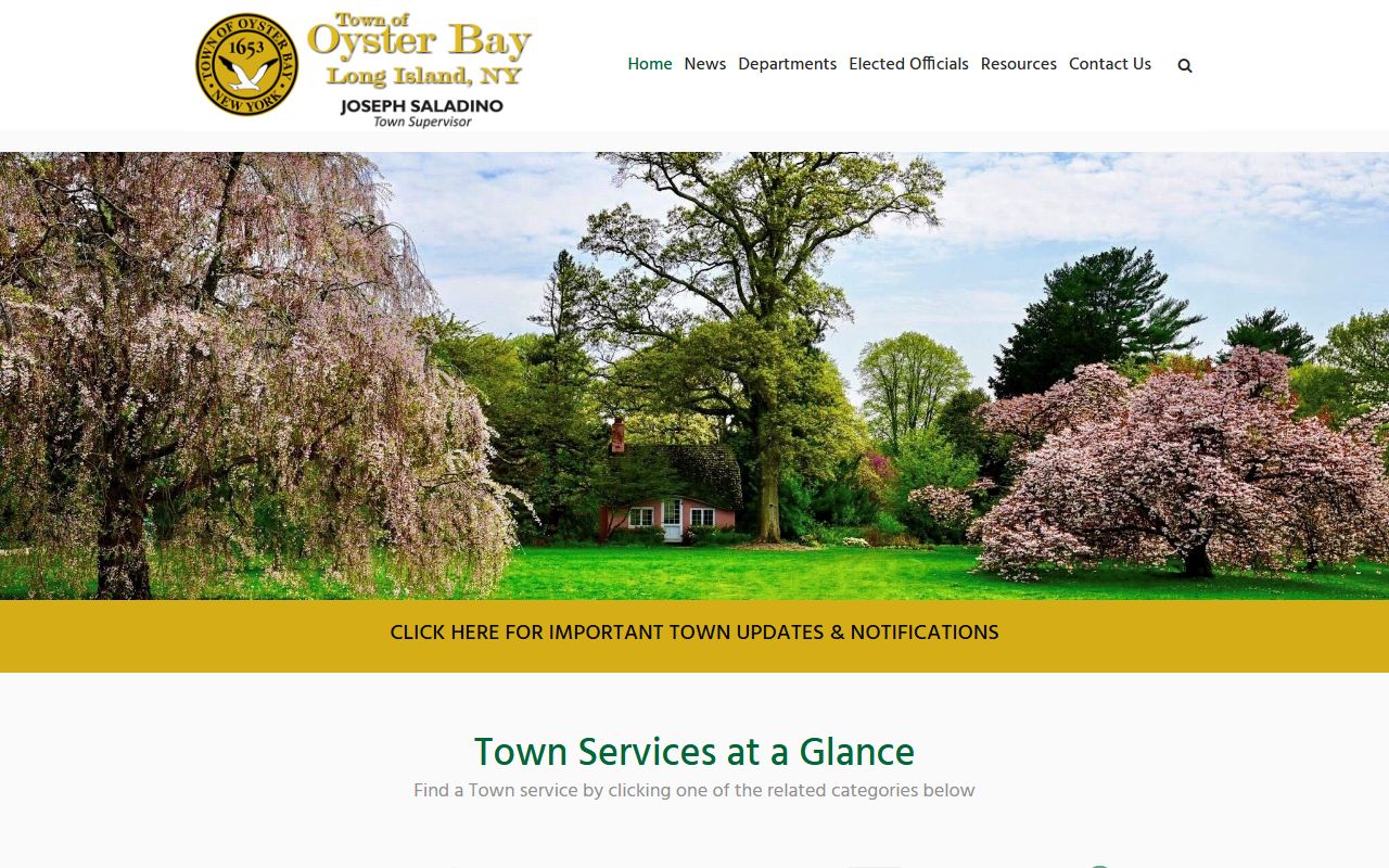 Town of Oyster Bay booking reports resources