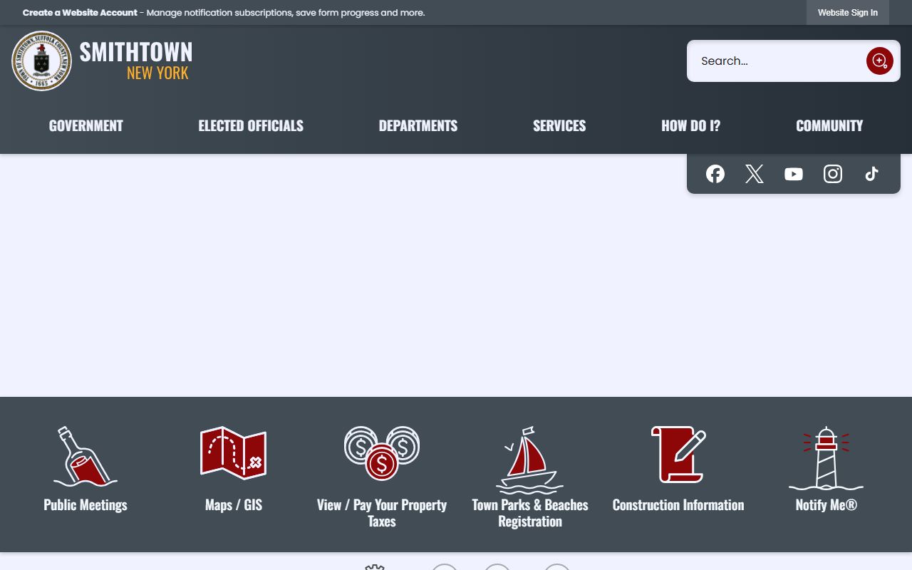 Smithtown booking reports town of Smithtown