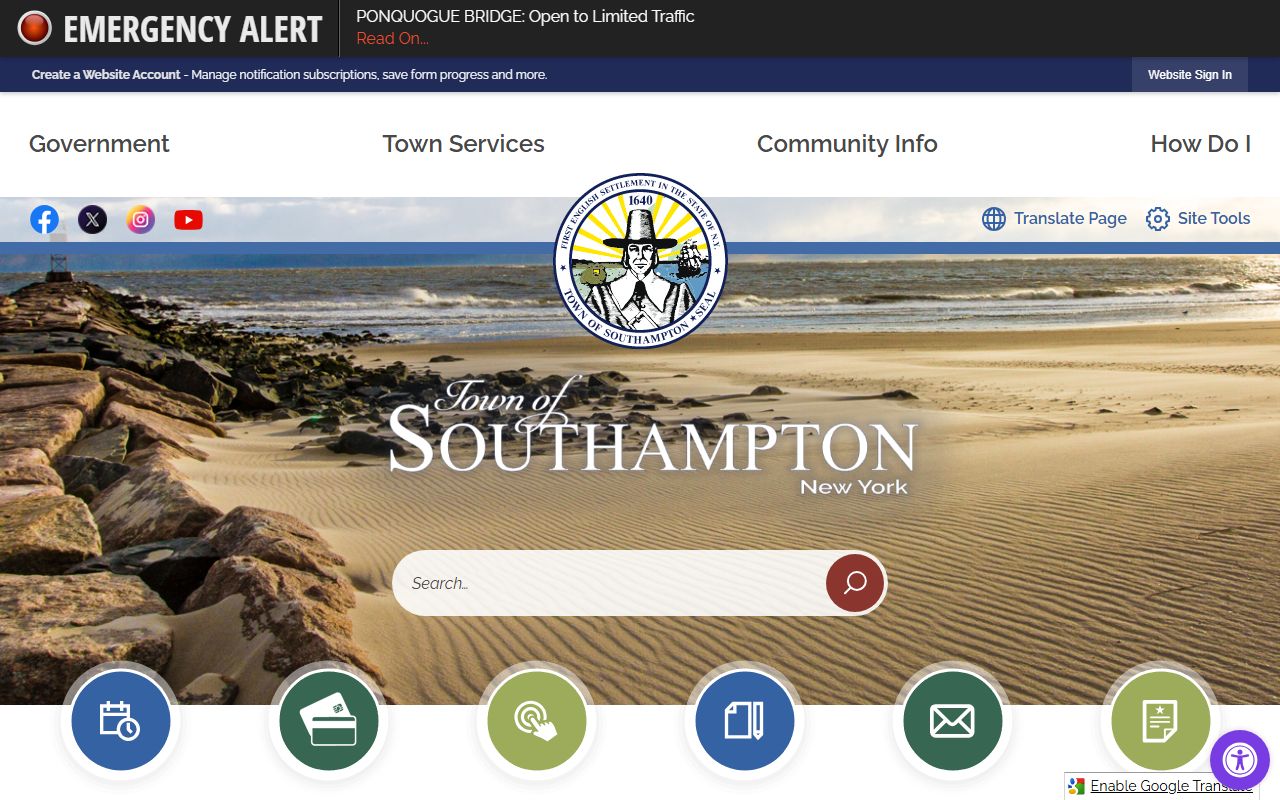 Southampton booking reports town of Southampton