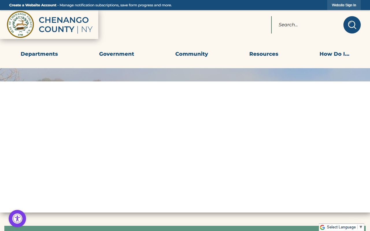 Chenango County booking reports Sheriff's Office website