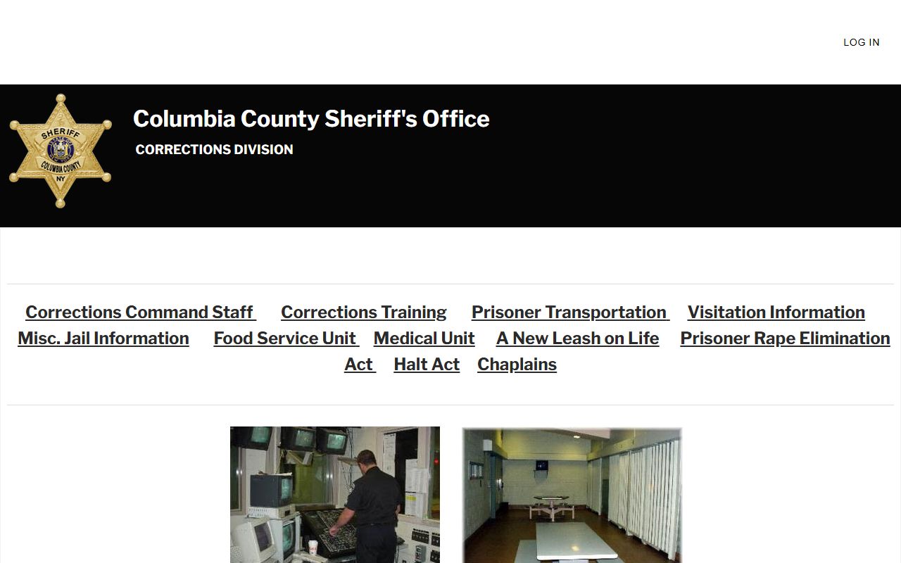 Columbia County corrections division booking reports