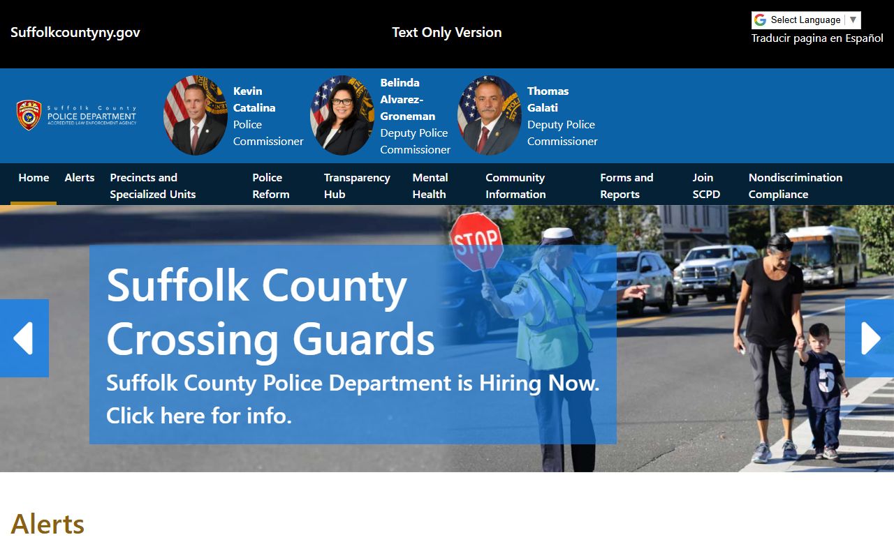 Suffolk County Police Department booking reports