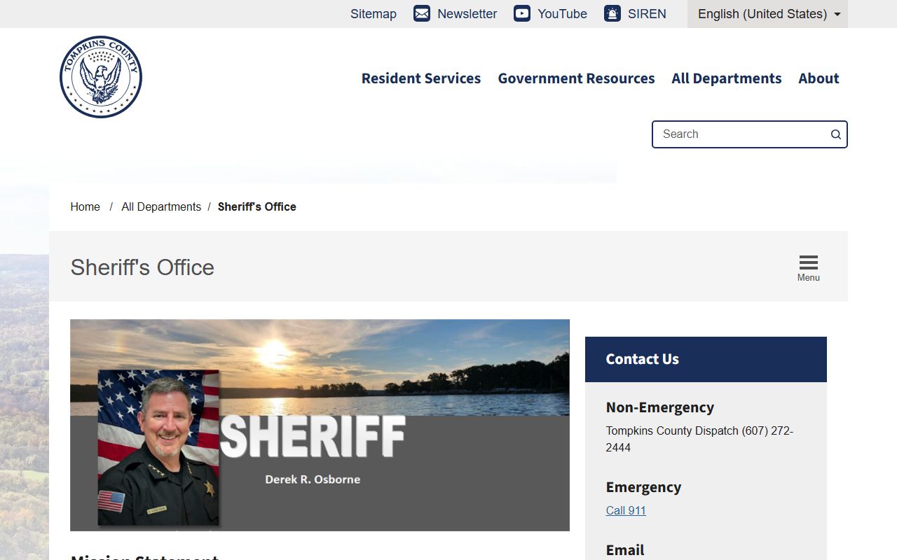 Tompkins County Sheriff booking reports